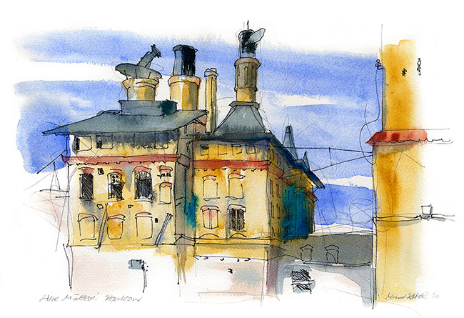 Alte Mälzerei, Aquarell