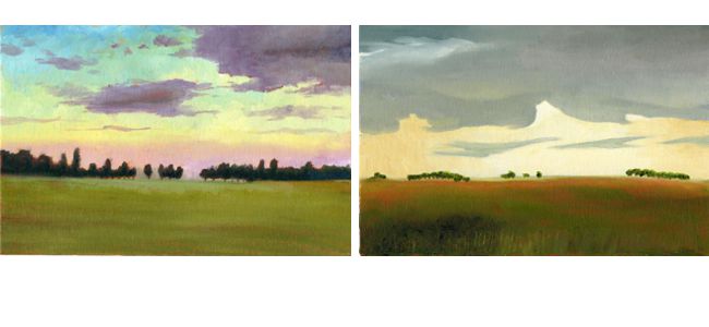 Galerie Landschaft. Ölmalerei Michael Römer